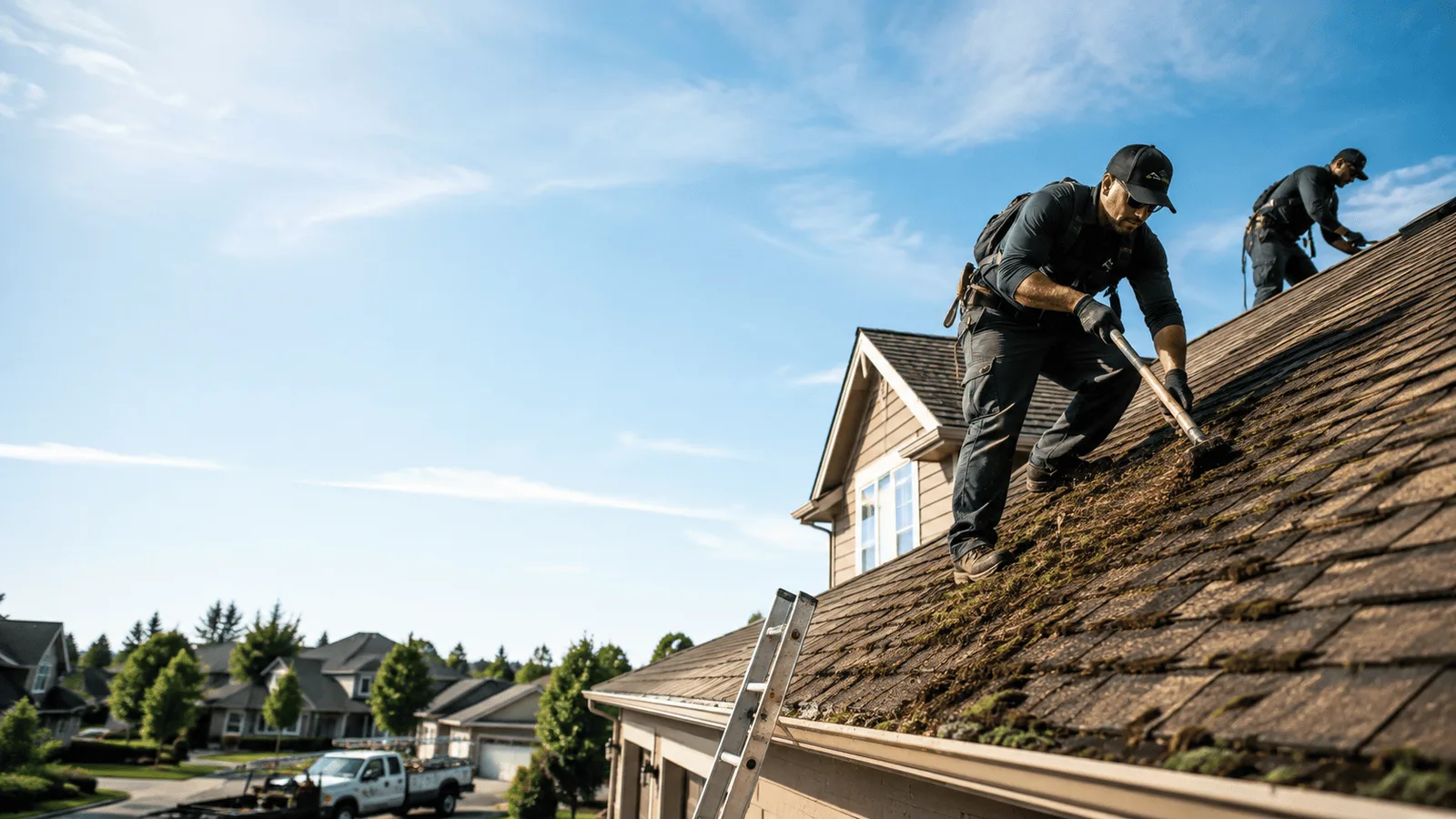 Roof Moss Removal in Texola, OK near me